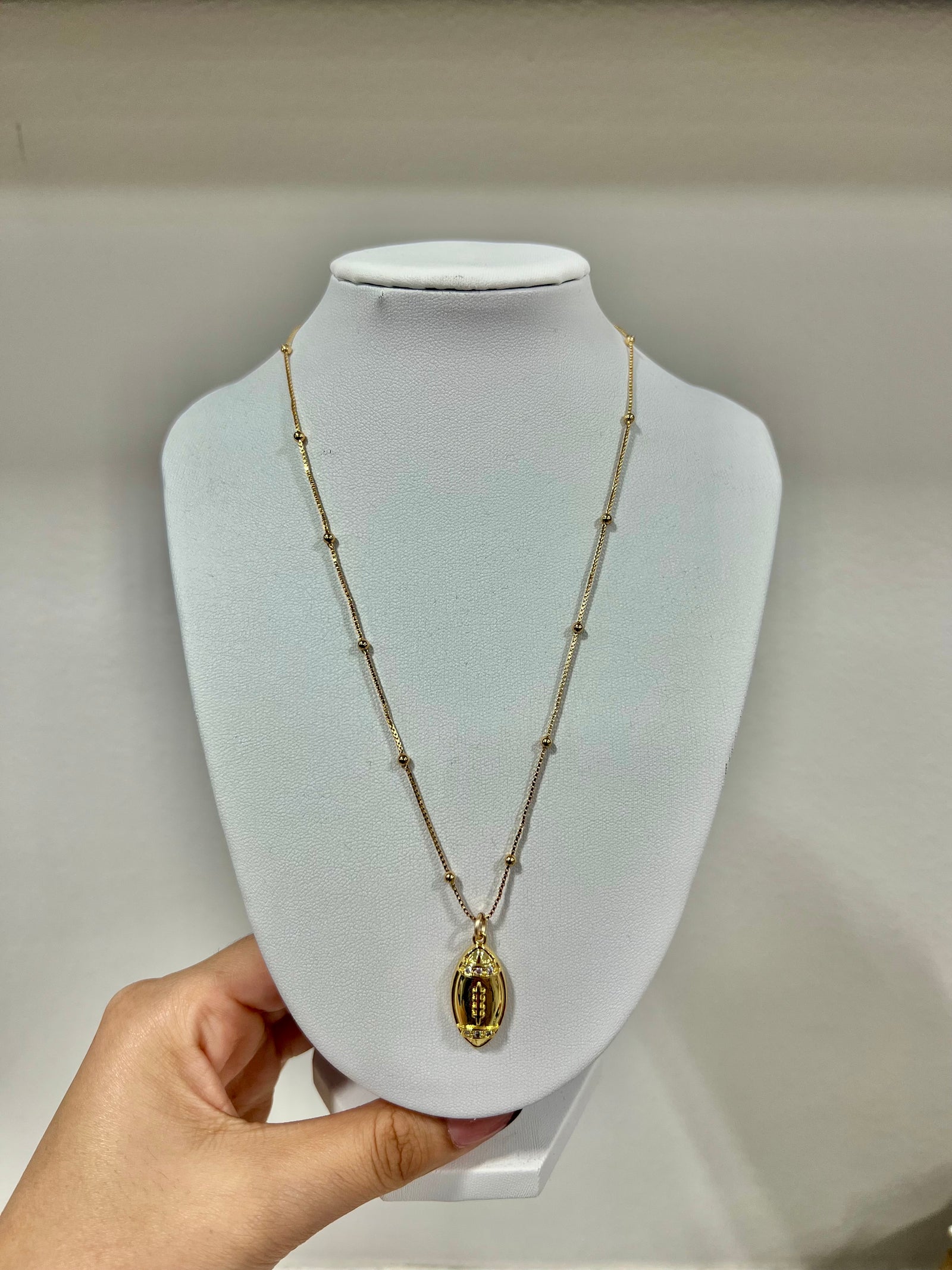 Football necklace