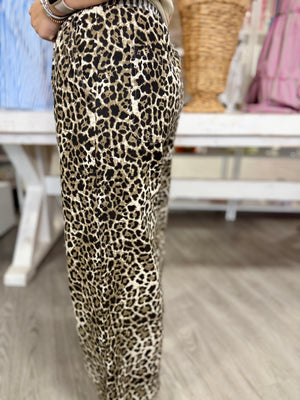 GISELLE LEOPARD PANTS