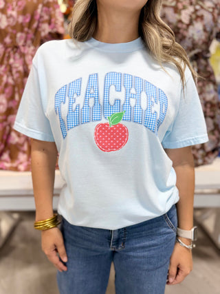 Teacher Gingham Tee