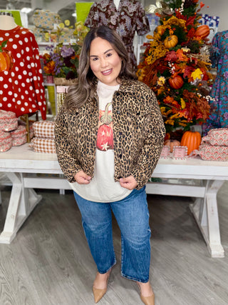 CICILY LEOPARD JACKET-JUDY BLUE