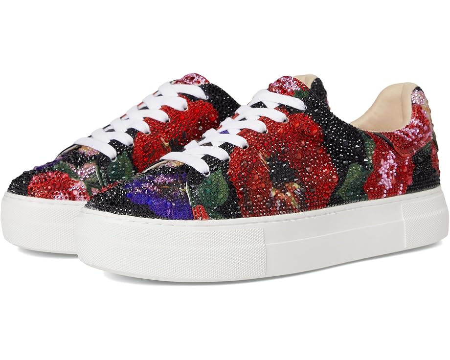 BETSEY JOHNSON SIDNY BLACK FLOWER MULTI