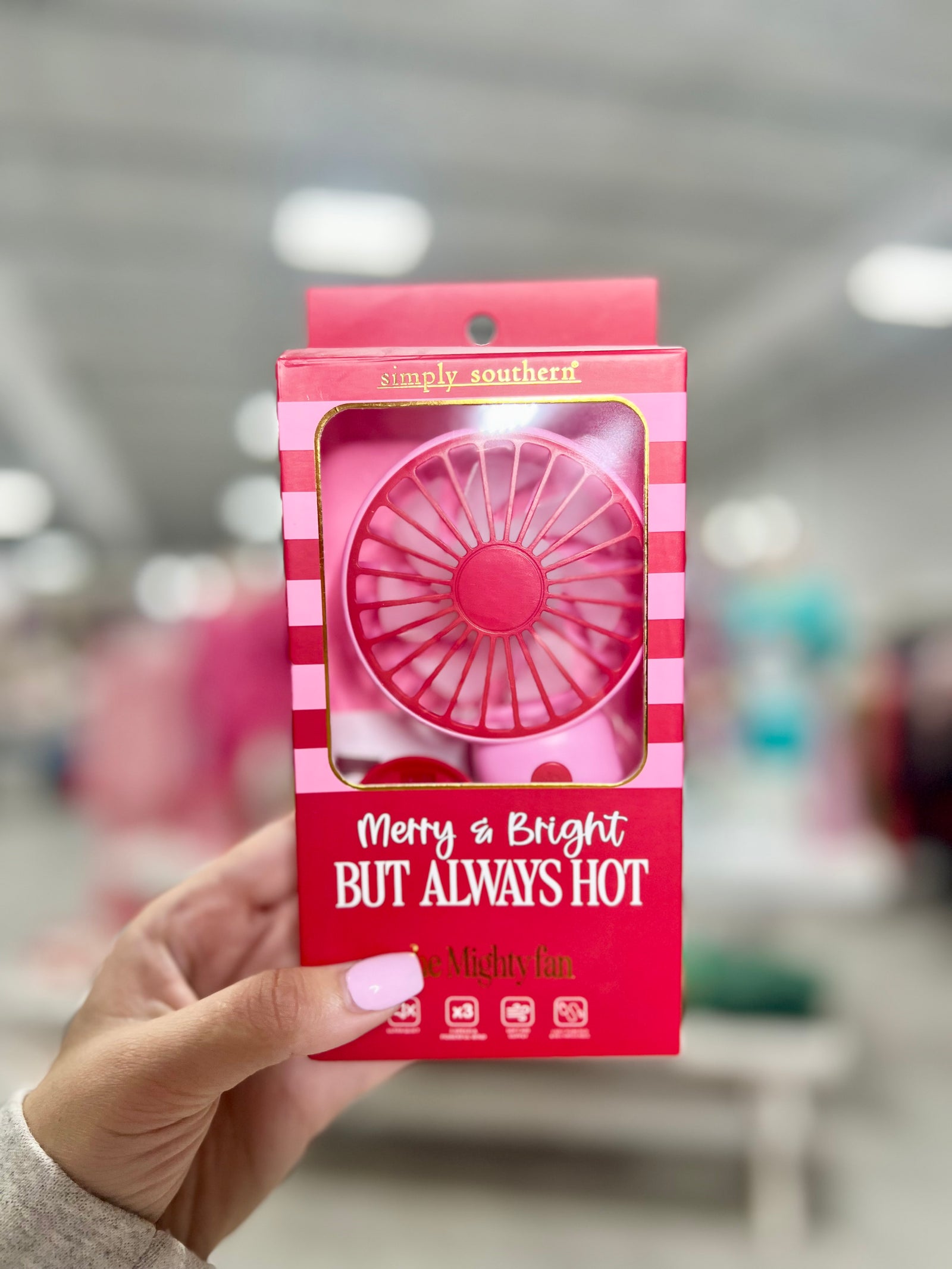 SIMPLY SOUTHERN MERRY AND BRIGHT FAN