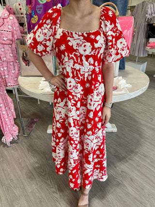 MAYRA RED DRESS
