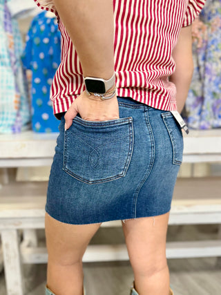 KAREN DARK RIGID SKIRT