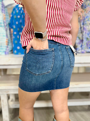 KAREN DARK RIGID SKIRT