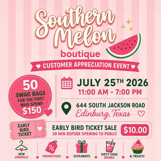 one in a melon customer appreciation early bird ticket