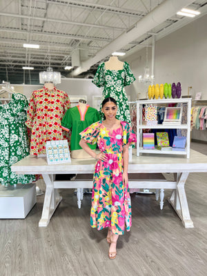 MAGGIE FLORAL DRESS