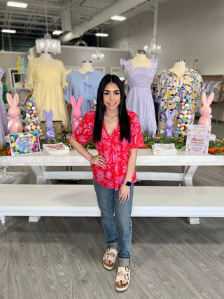 ARIA FLORAL TOP