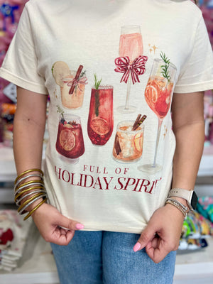 FULL OF HOLIDAY SPIRIT TEE