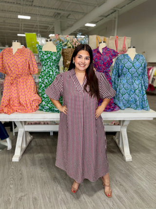 ROBIN GINGHAM DRES