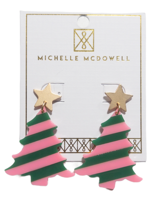 A PINK CHRISTMAS EARRINGS