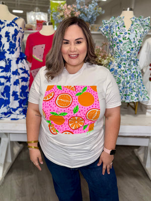 ORANGE PARADISE TEE