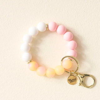 Pink Lemonade-Hands-Free Keychain Wristlet