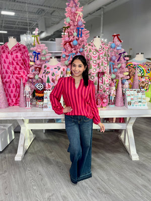 ARIANA MADIX STRIPE TOP