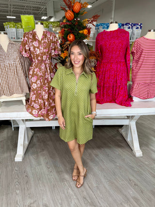 CARLY POLKA DOT DRESS