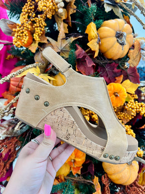 Corky's Caramel Smooth Carley Sandals