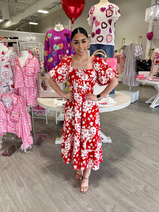 MAYRA RED DRESS