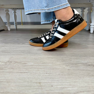HEADS UP METALLIC BLACK