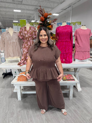 DANIELLA BROWN TOP
