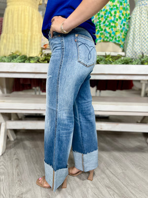 CIERRA HW RETRO WIDE LEG W/CUFF