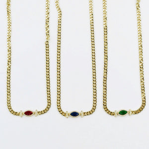 Never Let You Down Necklace- RED