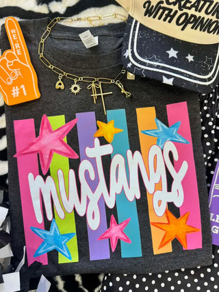 ** PRE ORDER NEON RAINBOW SPIRIT STARS TEE**