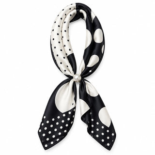Ready To Wear Magnetic Scarf-DX POLKA DOT #2
