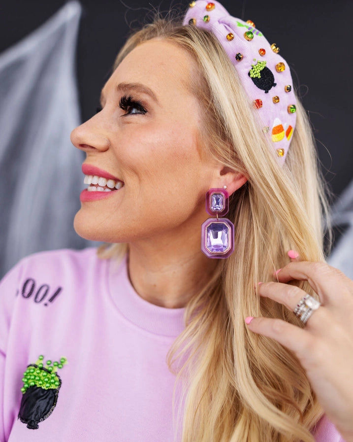 Lavender Spooky Season Headband