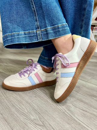Corky's Pastel Combo "Heads Up" Sneakers