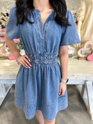 DIXIE DENIM DRESS