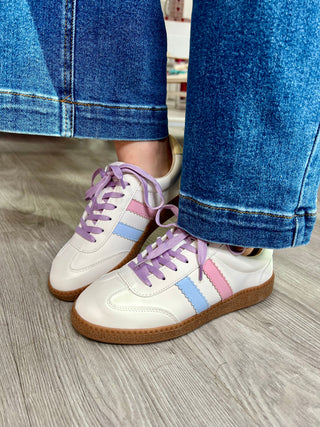 Corky's Pastel Combo "Heads Up" Sneakers