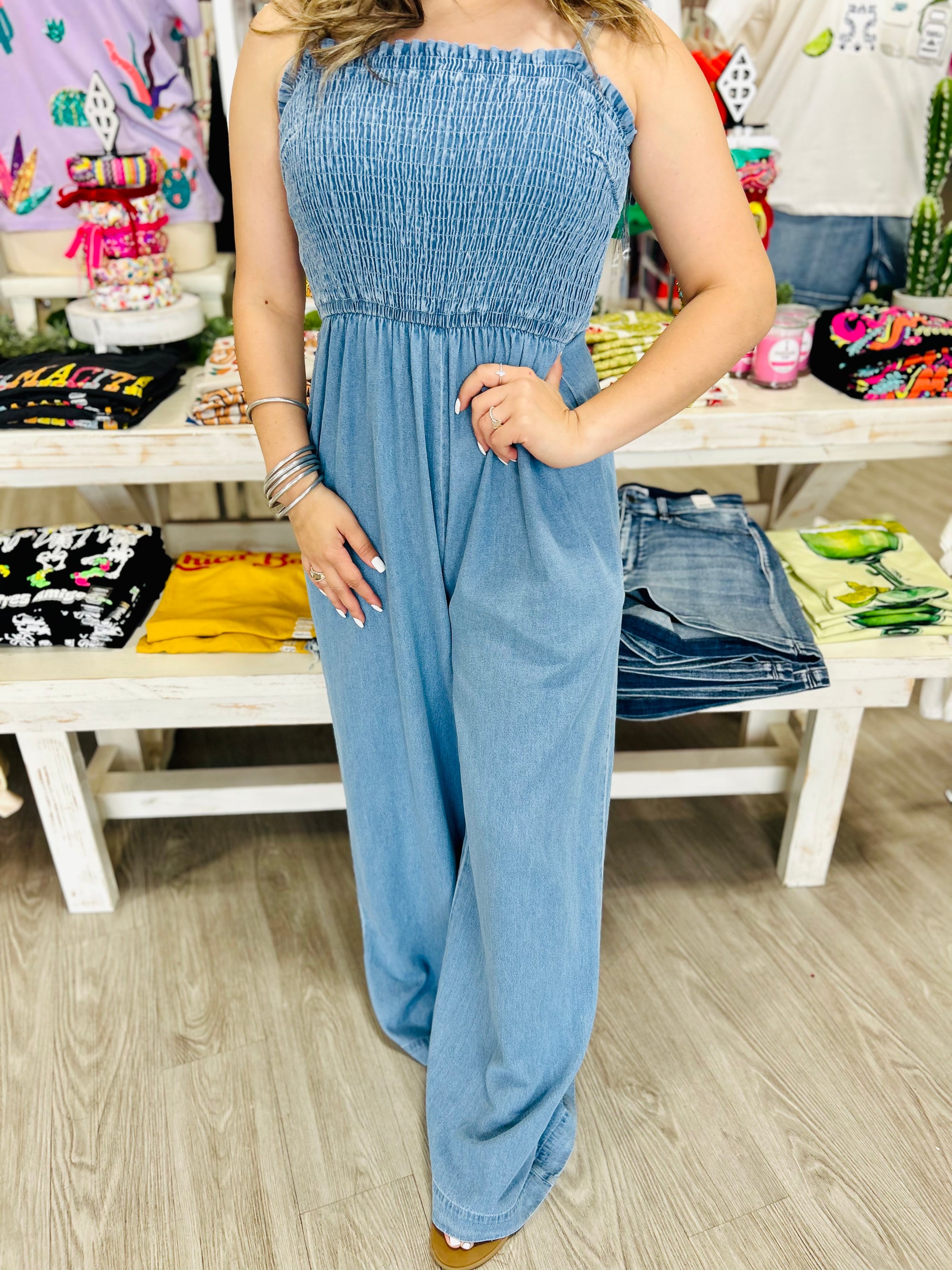 Firecracker DENIM jumpsuit