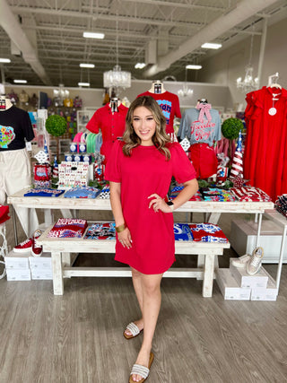 MONICA RED DRESS
