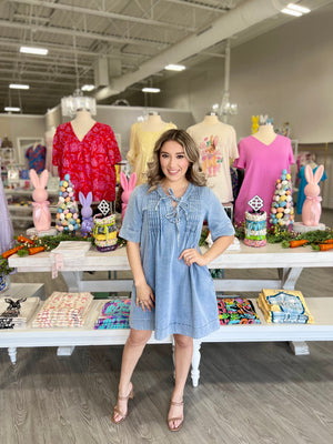 VICKI DENIM DRESS