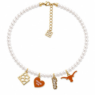 Texas Pearl Charm Necklace