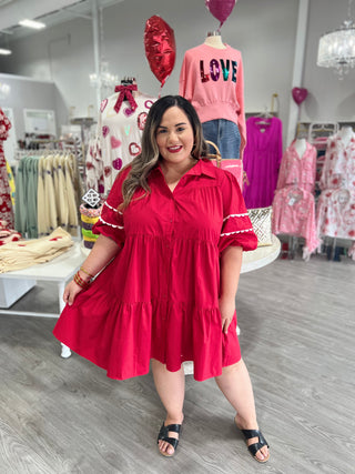 KARINA RED DRESS