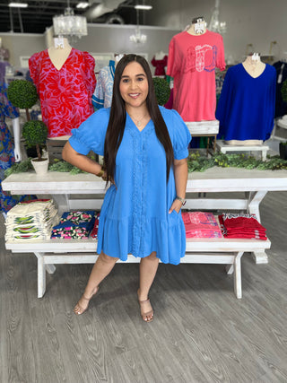 MADDISON BLUE DRESS