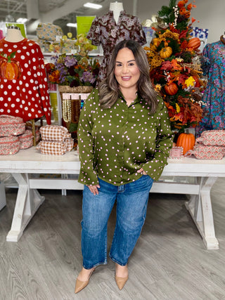 MEGAN POLKA DOT TOP