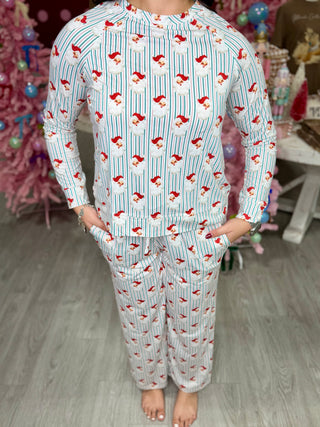 Santa Baby Stripes Christmas Pajamas
