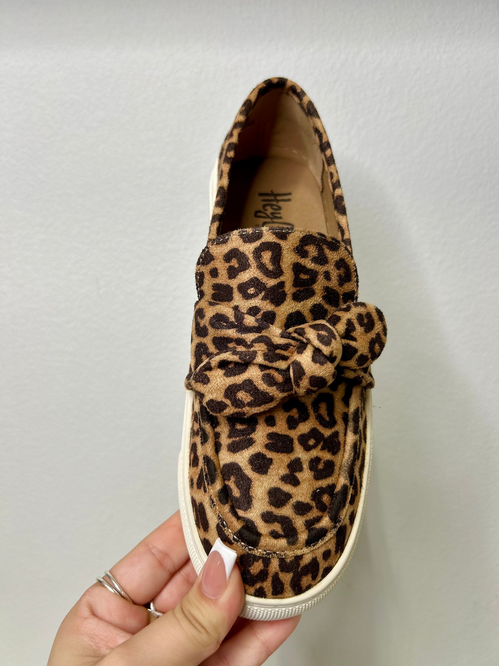 CORKY WHY KNOT LEOPARD SNEAKERS