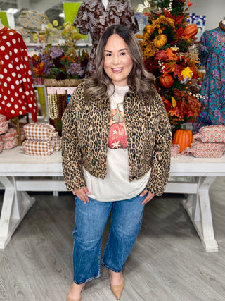 CICILY LEOPARD JACKET-JUDY BLUE