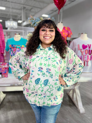 SHELLY FLORAL TOP