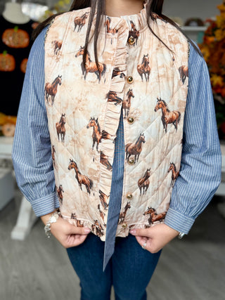 Straton Vest- Horse