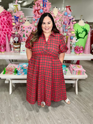 NICOLETTE PLAID DRESS