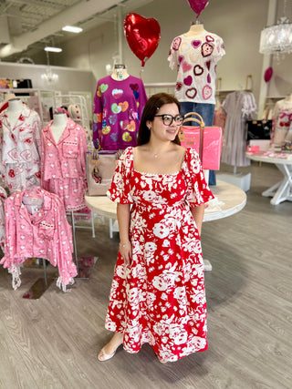 MAYRA RED DRESS