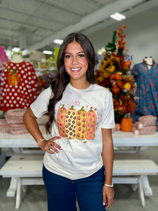 Funky Halloween Pumpkin Tee