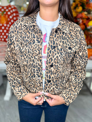 CICILY LEOPARD JACKET-JUDY BLUE