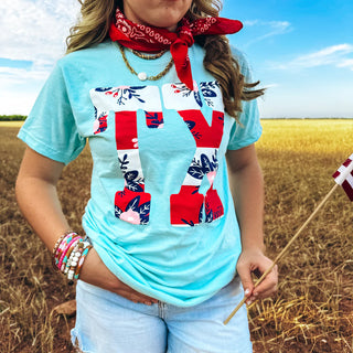 TX Patriotic Floral