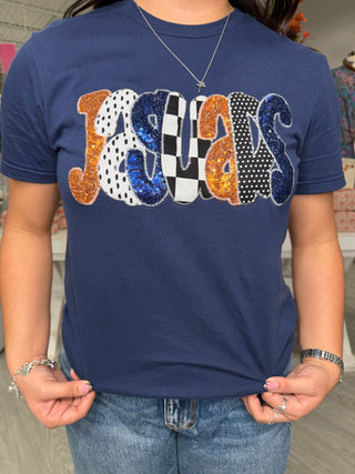 JAGUARS SEQUIN TEE