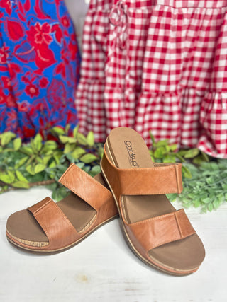 TABLE FOR TWO CORKYWEDGE SANDALS